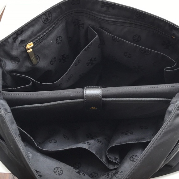 Tory Burch Bags Tory Burch Marion Messenger Nylon Diaper Bag Black Poshmark